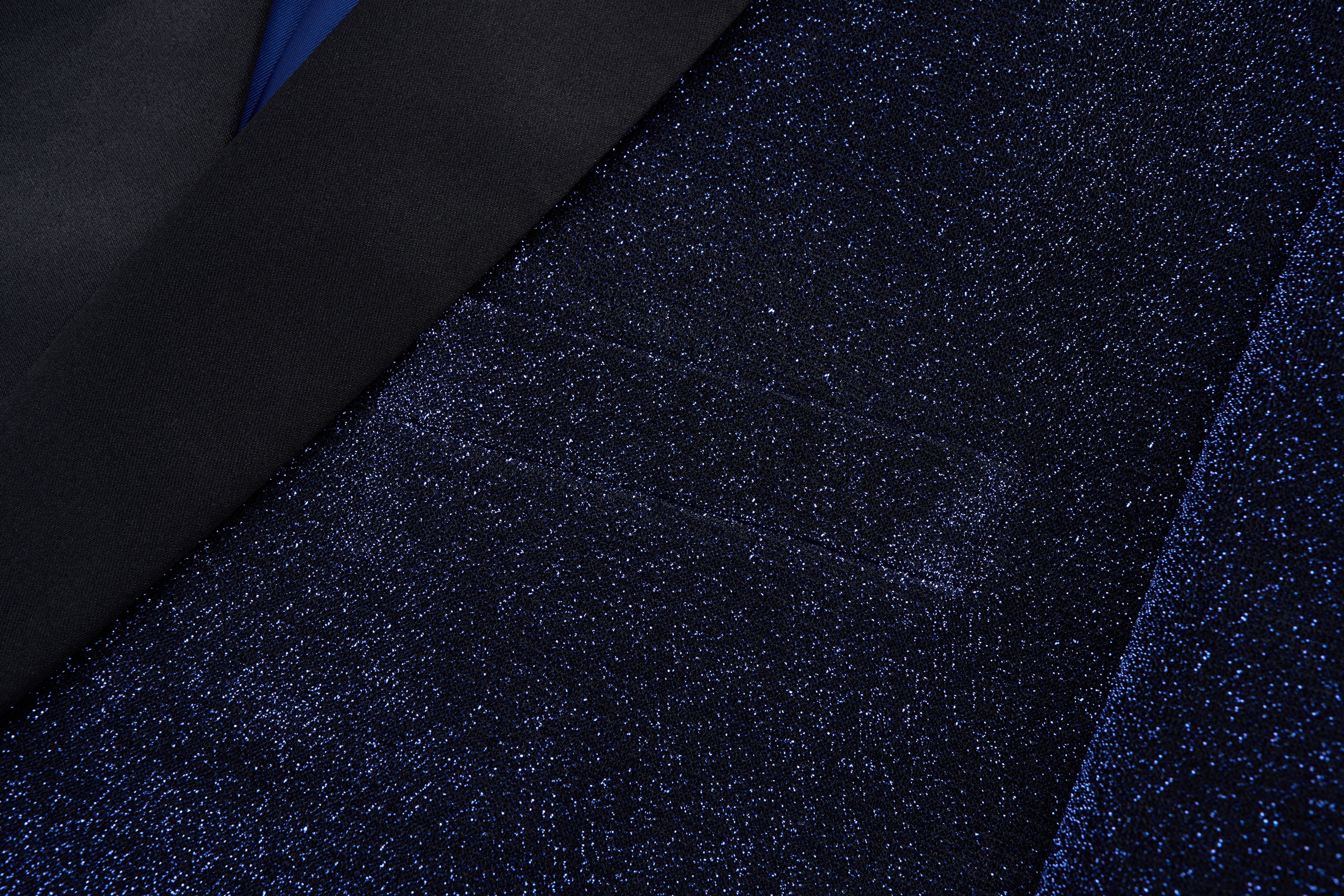 Suit Vibe™ Men's Shimmering Shawl Lapel Tuxedo 3-Piece Set