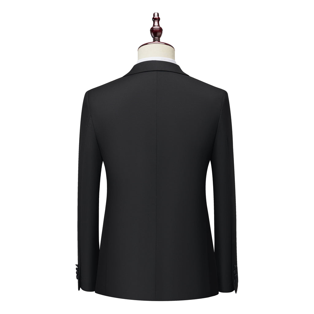 Suit Vibe - Modern Peak Lapel Slim Fit Suit | Professional Business & Wedding 2/4-Piece Set