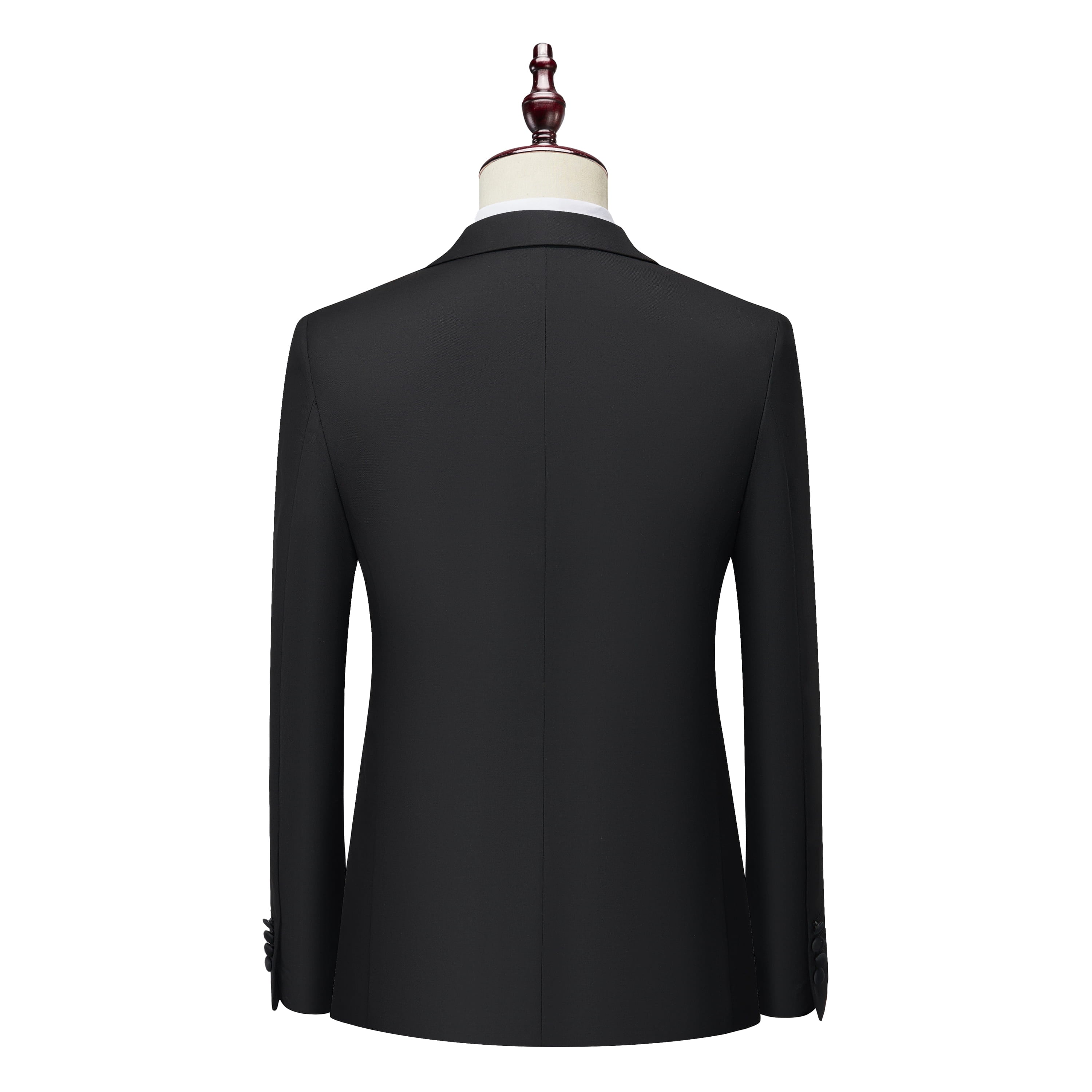 Suit Vibe - Modern Peak Lapel Slim Fit Suit | Professional Business & Wedding 2/4-Piece Set