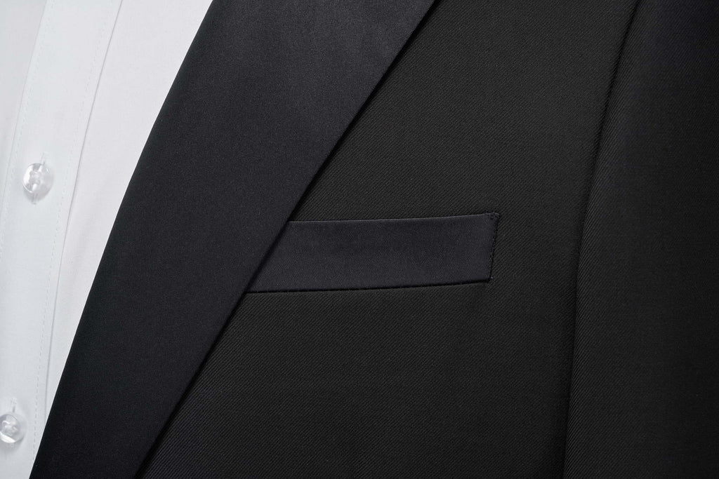 Suit Vibe - Modern Peak Lapel Slim Fit Suit | Professional Business & Wedding 2/4-Piece Set