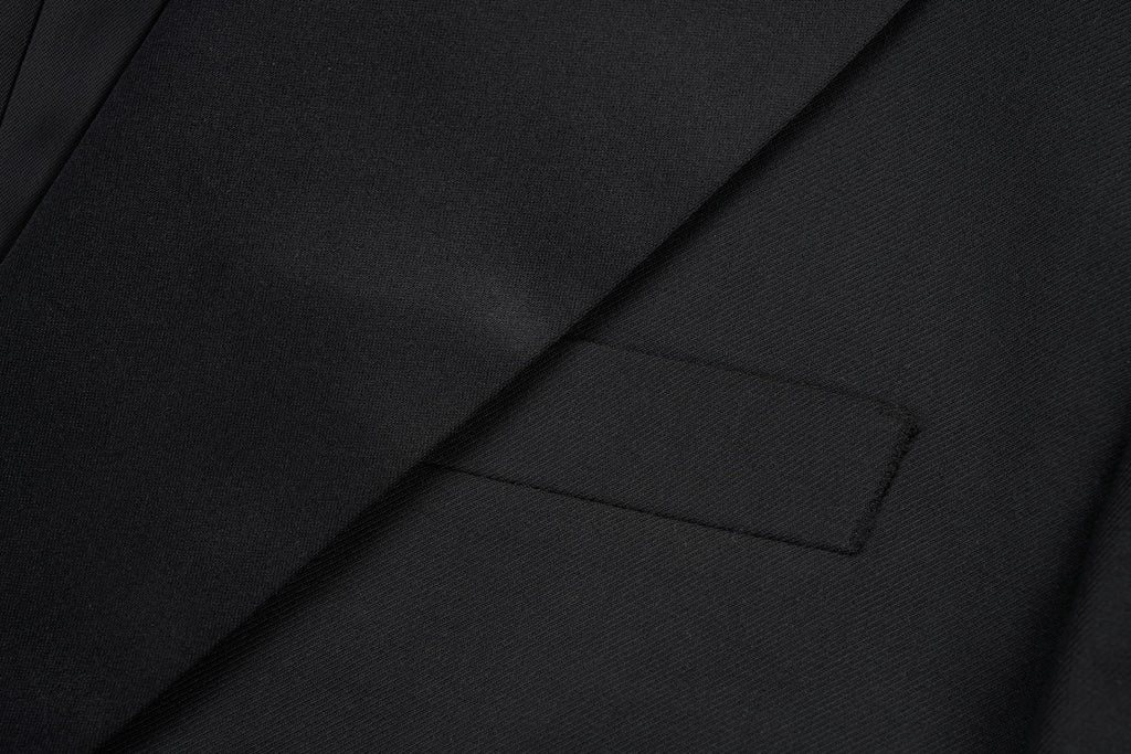 Suit Vibe - Sovereign Black Double-Breasted Tailcoat Set | Peak Lapel Formal Evening Dress for White Tie Events