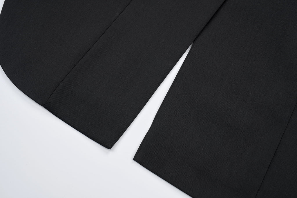 Suit Vibe - Sovereign Black Double-Breasted Tailcoat Set | Peak Lapel Formal Evening Dress for White Tie Events