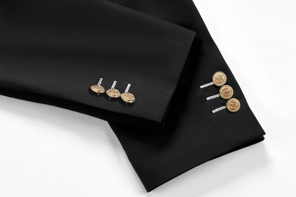 Premium Double-Breasted Modern Fit Suit - 6-Button Tuxedo with 3 Button Style Options