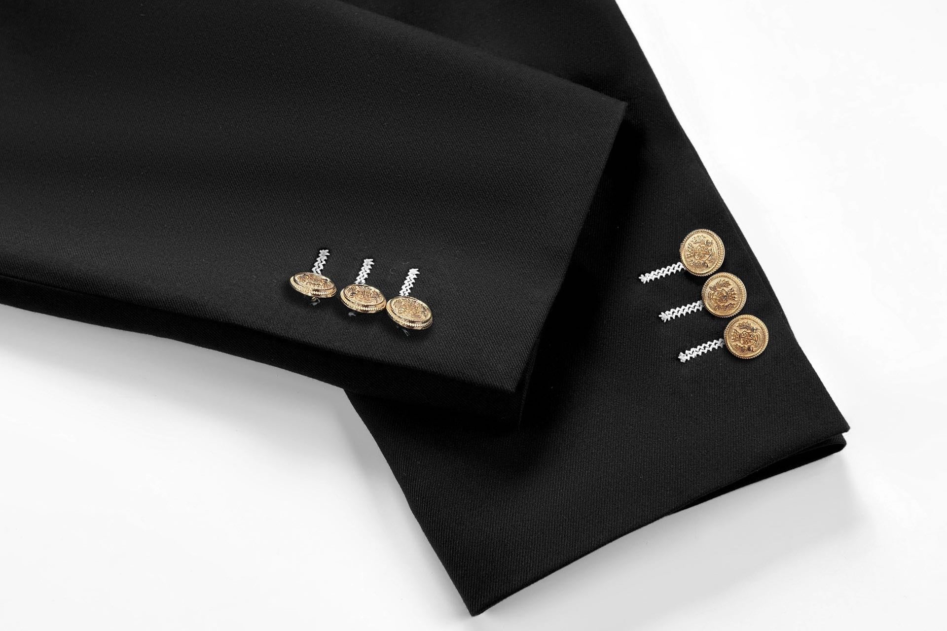 Premium Double-Breasted Modern Fit Suit - 6-Button Tuxedo with 3 Button Style Options