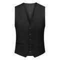 Classic Men's Slim Fit Suit Vest - Premium 5-Button Formal Waistcoat for Wedding & Business