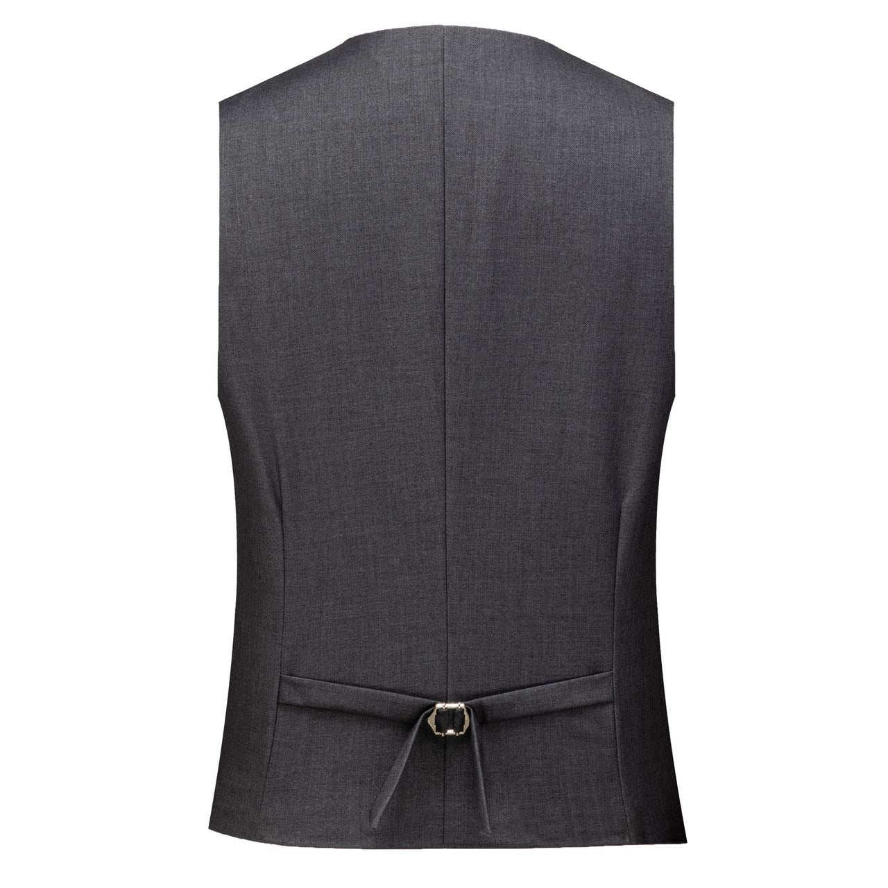 Classic Men's Slim Fit Suit Vest - Premium 5-Button Formal Waistcoat for Wedding & Business