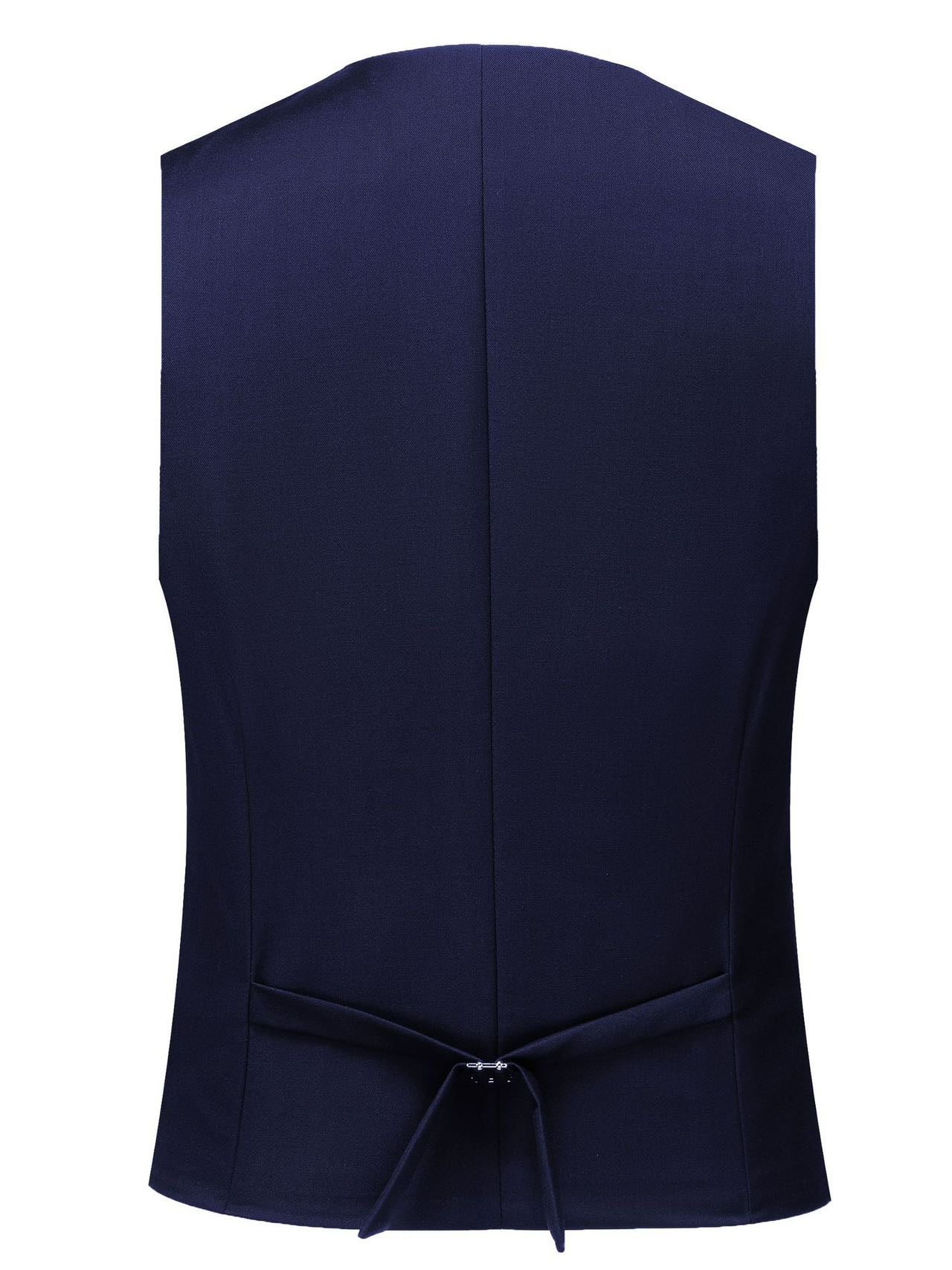 Classic Men's Slim Fit Suit Vest - Premium 5-Button Formal Waistcoat for Wedding & Business