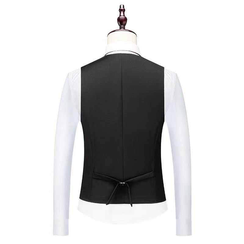 Men's Slim Fit 3-Piece Suit - Classic Notch Lapel Wedding & Business Tuxedo Set