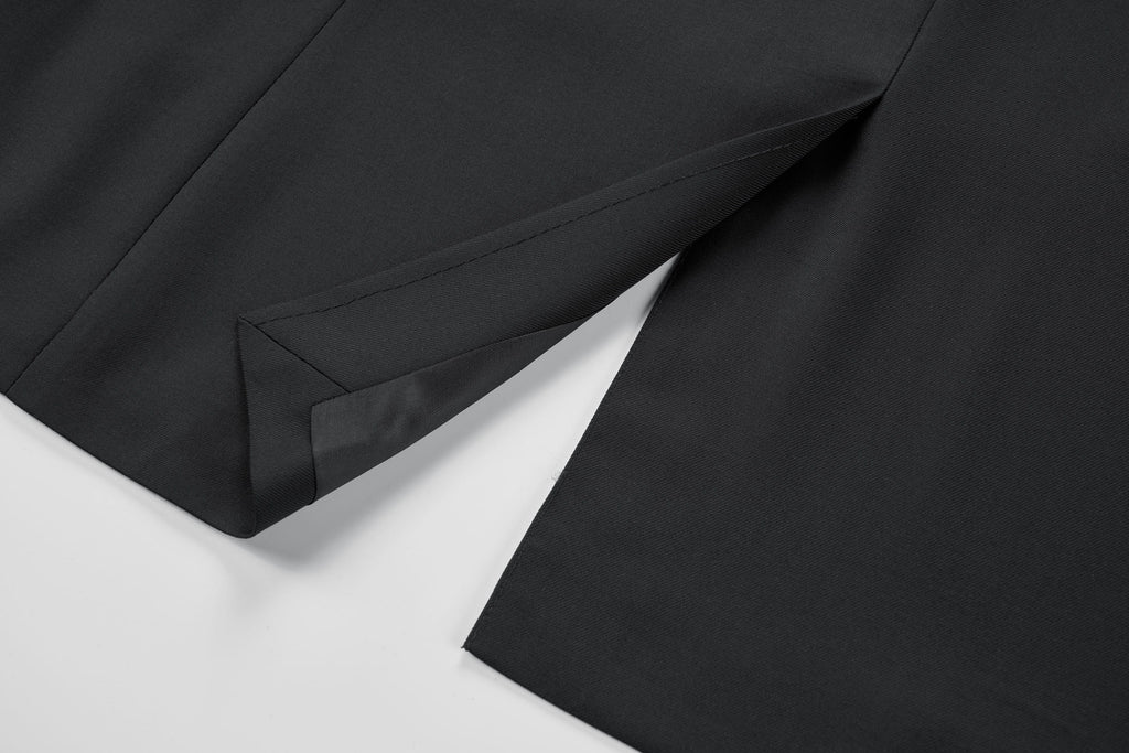 Suit Vibe - Classic Black Shawl Lapel Slim Fit Tuxedo | Formal Gala & Wedding Set