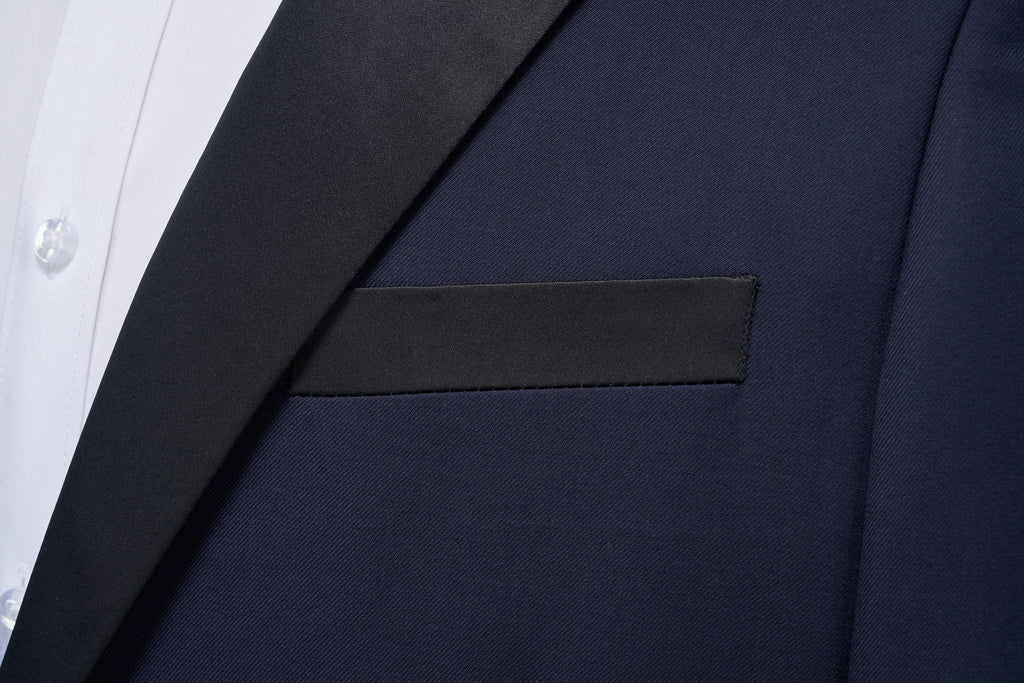 Suit Vibe - Modern Peak Lapel Slim Fit Suit | Professional Business & Wedding 2/4-Piece Set
