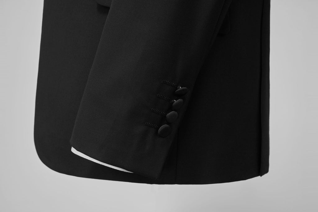 Suit Vibe - Modern Peak Lapel Slim Fit Suit | Professional Business & Wedding 2/4-Piece Set