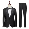 Suit Vibe - Modern Peak Lapel Slim Fit Suit | Professional Business & Wedding 2/4-Piece Set